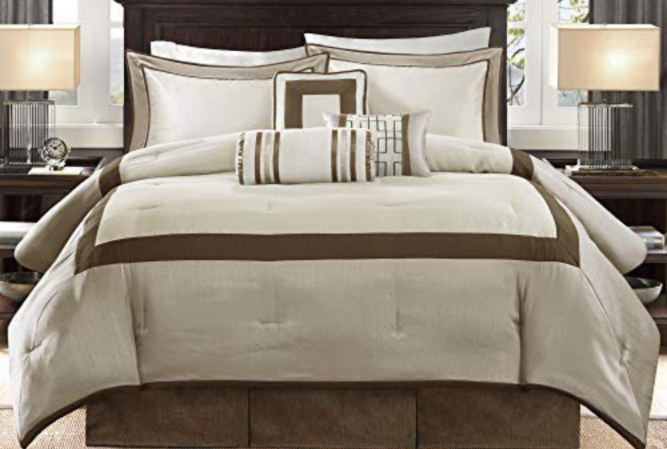 Madison Park Genevieve Hotel CollectionFaux Silk Comforter