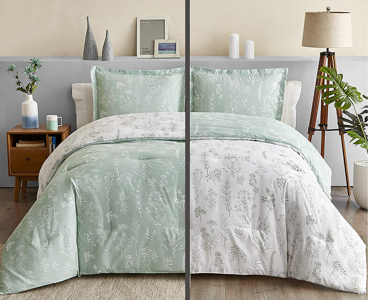 Bedsure Reversible Comforter Set